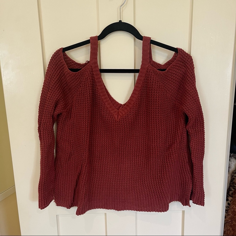 LA Hearts Off the Shoulder Sweater